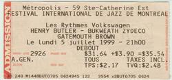 Henry Butler / Clarence Gatemouth Brown / Buckwheat Zydeco on Jul 5, 1999 [160-small]
