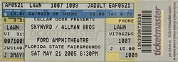 Allman Brothers Band / Lynyrd Skynyrd on May 21, 2005 [192-small]