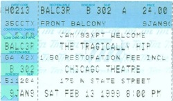 The Tragically Hip on Feb 13, 1999 [690-small]