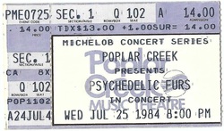 The Psychedelic Furs / Talk Talk on Jul 25, 1984 [727-small]