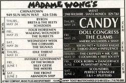Candy / Kiss & Tell / DeRigeur on May 24, 1984 [670-small]