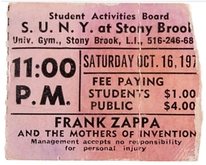 Frank Zappa / The Mothers Of Invention on Oct 16, 1971 [721-small]