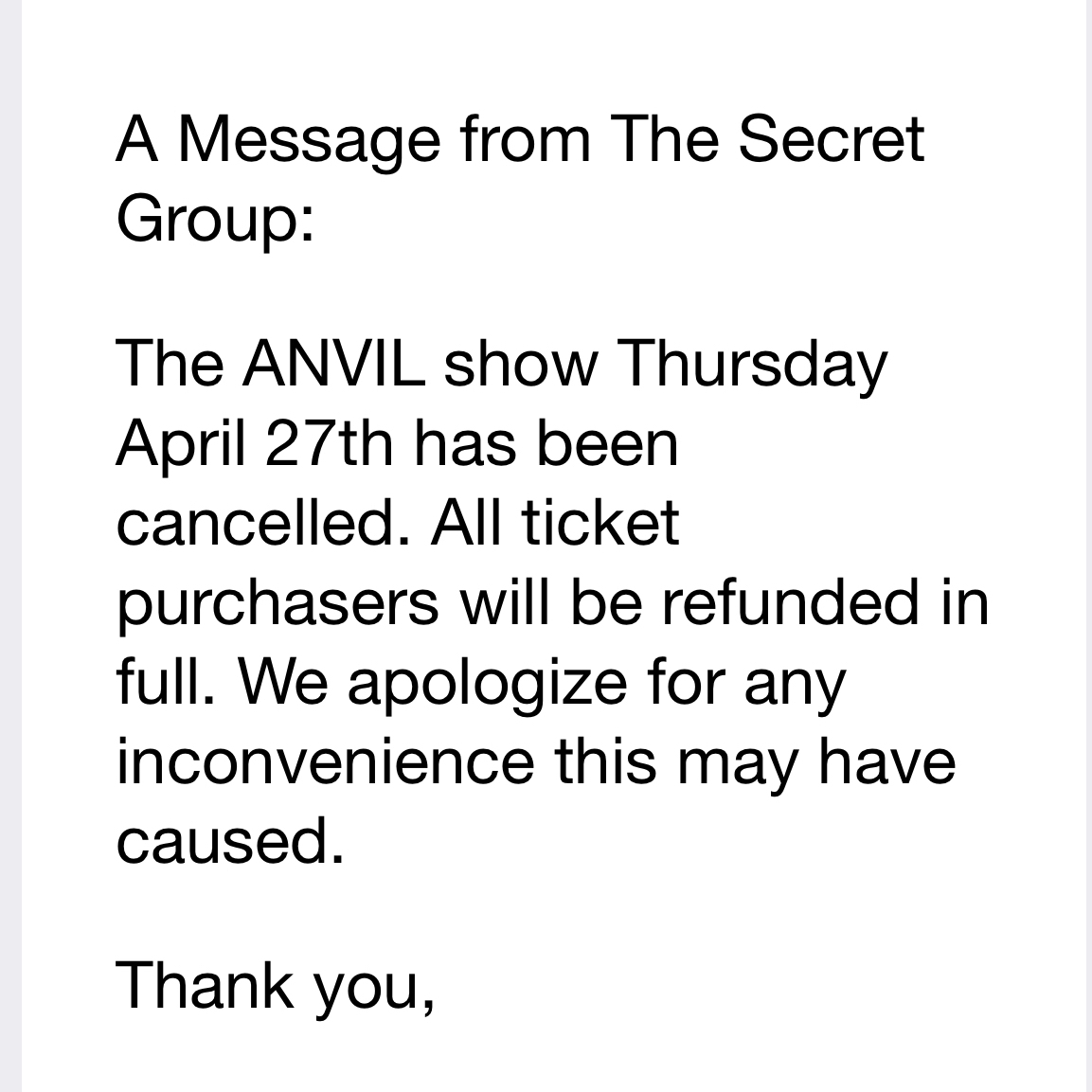 Anvil Concert & Tour History (Updated for 2023 2024) Concert Archives