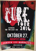 Budapest Concert Poster, The Cure on Oct 27, 2016 [272-small]