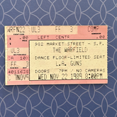 L.A. Guns / Tora Tora / Dangerous Toys on Nov 22, 1989 [649-small]