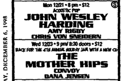 tags: The Mother Hips, Convoy, Advertisement, Great American Music Hall - The Mother Hips / Convoy on Dec 23, 1998 [813-small]