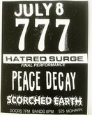 Hatred Surge / Peace Decay / Scorched Earth on Jul 8, 2023 [487-small]