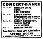 iron butterfly / Howl / Rosicrucian on Aug 13, 1969 [505-small]