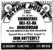 Rhinoceros / sha na na / Rosicrucian on Aug 8, 1969 [625-small]