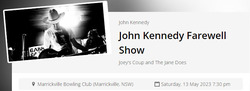 John Kennedy And The New Originals / Joeys Coop / The Jane Does on May 13, 2023 [860-small]