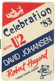 Robert Hazard / David Johansen / U2 on May 7, 1983 [391-small]