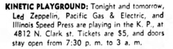 Led Zeppelin / Pacific Gas & Electric / illinois speed press on May 23, 1969 [254-small]