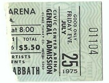 Black Sabbath / Peter Frampton / Ruby Starr on Jul 25, 1975 [274-small]