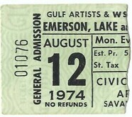 Emerson Lake and Palmer / Snafu on Aug 12, 1974 [284-small]