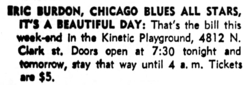 Eric Burdon / its a beautiful day / Chicago Blues Allstars on Jun 13, 1969 [287-small]