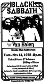 Black Sabbath / Van Halen on Nov 14, 1978 [536-small]