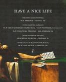 tags: Toronto, Ontario, Canada, Gig Poster, Lee's Palace - Have A Nice Life / Planning For Burial / Ragana on Aug 26, 2023 [906-small]