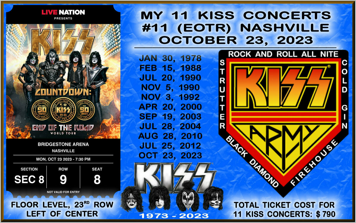 KISS Concert Photos Concert Archives