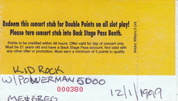 Kid Rock / Powerman 5000 on Dec 1, 1999 [808-small]