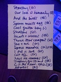 Heavenly set list for their warm-up gig at The Oast, Rainham 13 May 2023, Heavenly / Panic Pocket / The Treasures Of Mexico on May 13, 2023 [131-small]