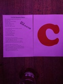C Is The Heavenly Option lyric sheet (side one), Heavenly / Panic Pocket / The Treasures Of Mexico on May 13, 2023 [133-small]