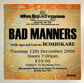 Bad Manners / Bombskare on Dec 12, 2000 [335-small]