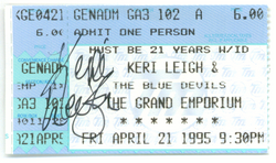 Kerri Leigh and the Blue Devils on Apr 22, 1995 [476-small]