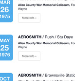 Rush / Thin Lizzy / Aerosmith / Stu Daye on May 25, 1976 [950-small]