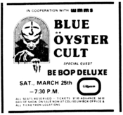 Blue Oyster Cult / Be Bop Deluxe / The Jam on Mar 25, 1978 [498-small]