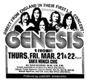 Genesis on Mar 21, 1974 [504-small]