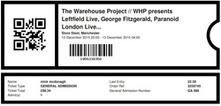 Leftfield / George Fitzgerald / Paranoid London / Martyn / Adrian Sherwood / Justin Robertson / Hodge / Now Wave DJs / Eastern Block All Stars on Dec 12, 2015 [676-small]