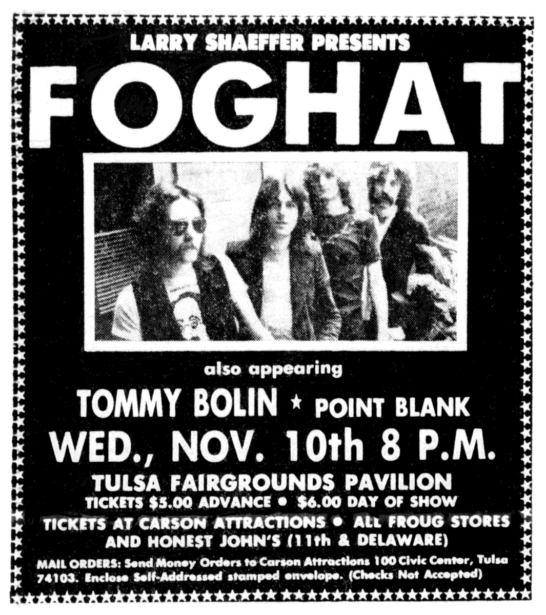 Foghat Concert & Tour History (Updated for 2023) Concert Archives