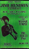 Jimi Hendrix / Soft Machine / MC5 / The Rationals on Feb 23, 1968 [818-small]