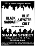 Blue Öyster Cult / Black Sabbath / Shakin Street. on Oct 10, 1980 [846-small]