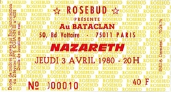 Nazareth / E.D.F. on Apr 3, 1980 [002-small]
