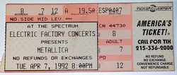 Metallica on Apr 6, 1992 [369-small]