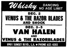 Van Halen / Venus & The Razorblades on Dec 3, 1976 [434-small]