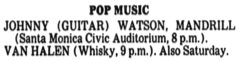 Van Halen on Dec 30, 1977 [574-small]