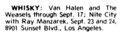 Van Halen / The Weasels on Sep 16, 1977 [590-small]