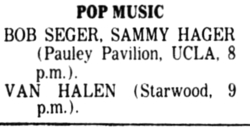 Van Halen / Kid Saphire on Apr 30, 1977 [601-small]