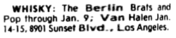 The Motels / Van Halen / Randy California on Jan 15, 1977 [628-small]