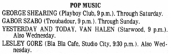 Y & T / Van Halen on Jan 18, 1977 [630-small]