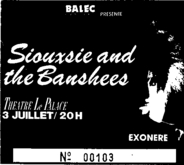 Siouxsie & The Banshees / Oh No Lu Lu on Jul 3, 1981 [093-small]