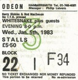 tags: Ticket - Whitesnake / Samson on Jan 5, 1983 [087-small]