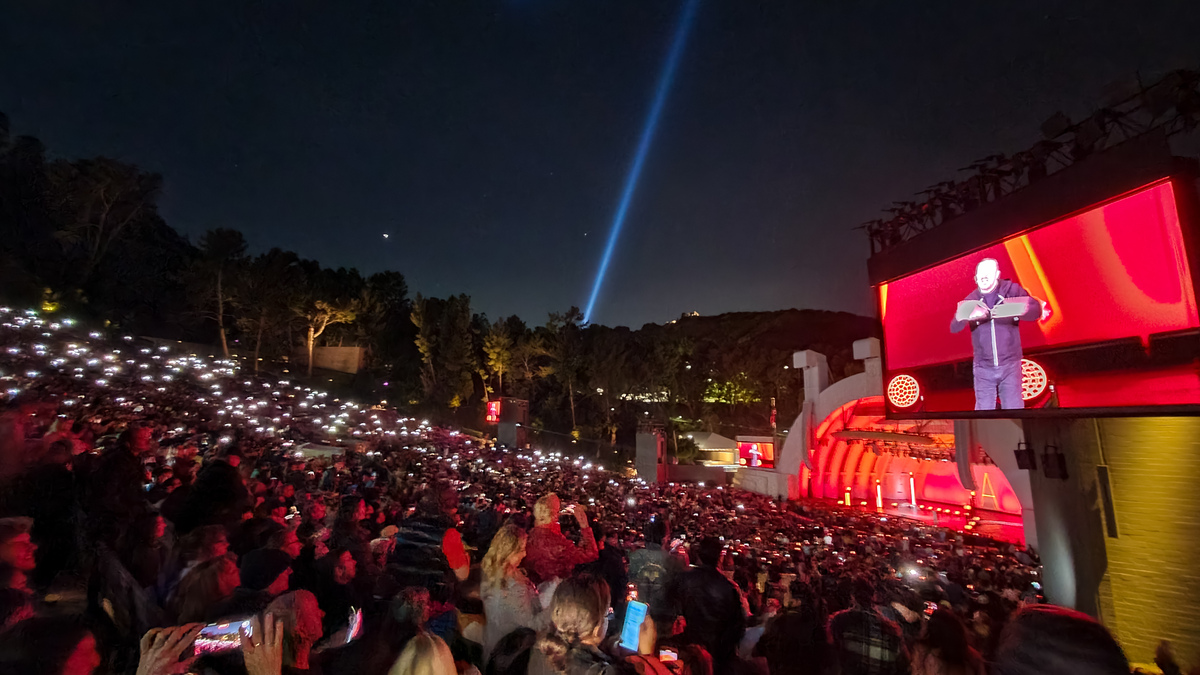 May 06, 2023: Ricky Gervais at Hollywood Bowl Los Angeles, California