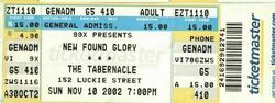 Further Seems Forever / Finch / New Found Glory / Something Corporate on Nov 10, 2002 [162-small]