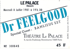 Doctor Feelgood / Banlieue Est on Jul 8, 1981 [126-small]