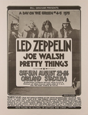 Led Zeppelin / Joe Walsh / Pretty Things on Aug 23, 1975 [367-small]