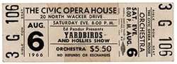 The Yardbirds / the hollies / The Downbeats on Aug 6, 1966 [393-small]