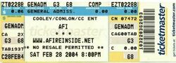 AFI / Coheed and Cambria / Thursday on Feb 28, 2004 [508-small]